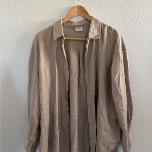 Cotton On Beige Shirt Jacket